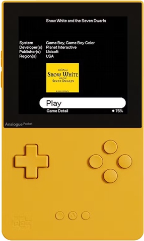 analogue pocket yellow 新しく